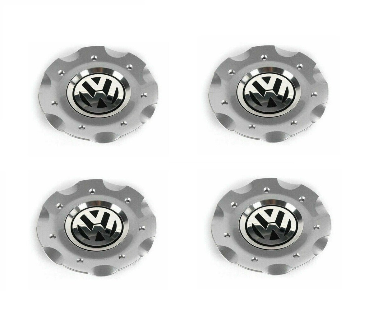 4X GENUINE VW GOLF GT MK5 CLASSIXS 17 ALLOY WHEEL CENTRE CAP SET