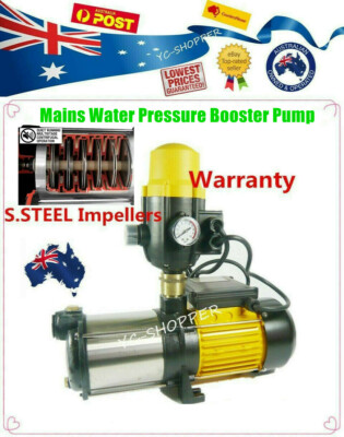 #ad Domestic Household House Mains Water Pressure Booster Water Pump AU $215.85