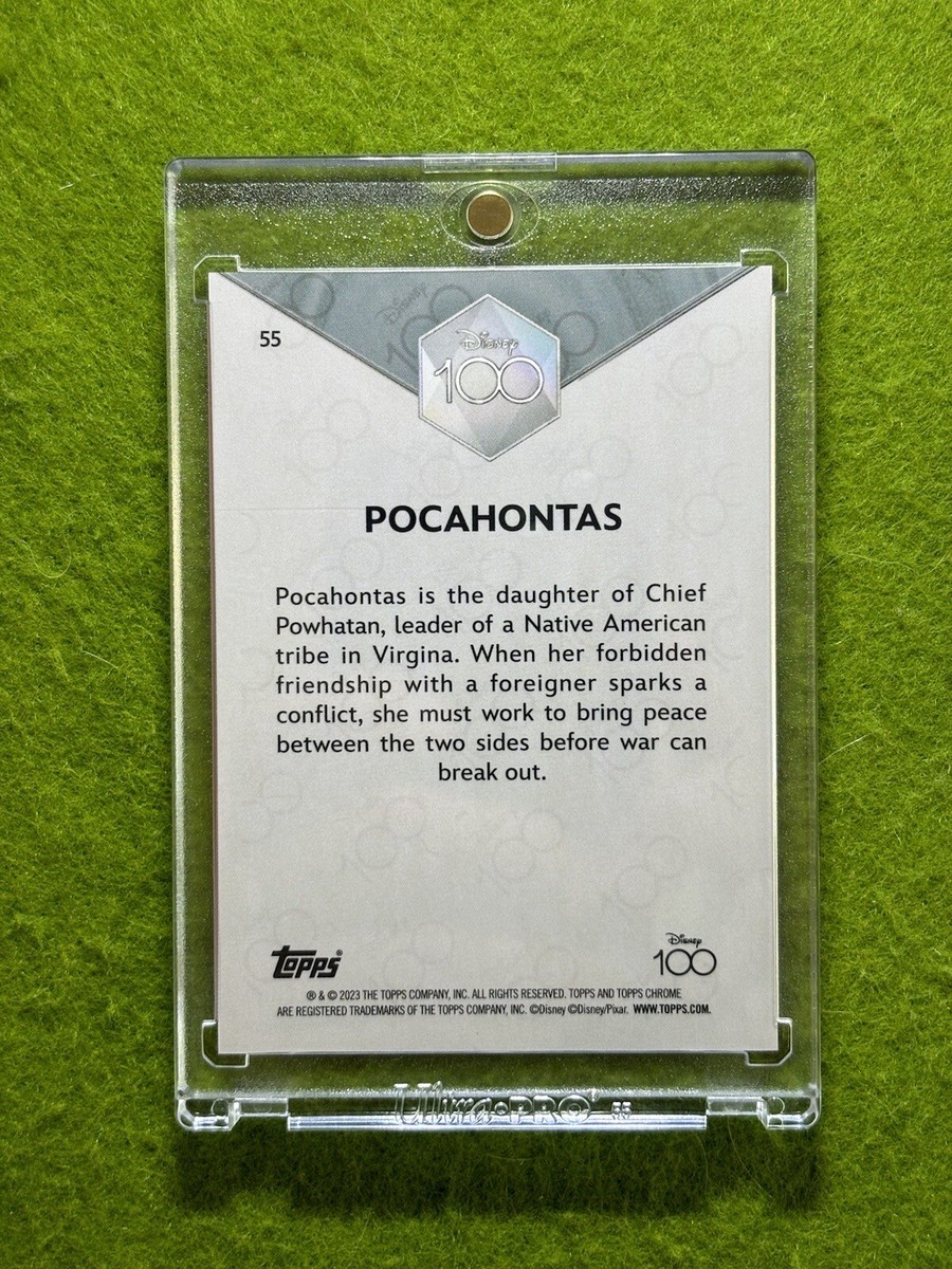 POCAHONTAS Disney 100 PINK REFRACTOR CARD #/399 SP 2023 Topps