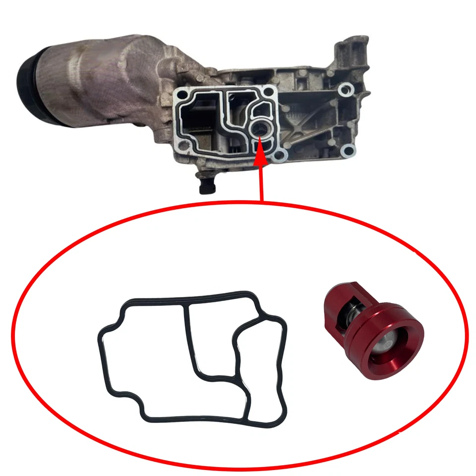 Metall Rückschlagventil Ölfiltergehäuse für BMW E34 E36 E39 E46 E60 M50 M52 M54 - Image 2 of 4