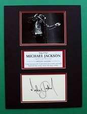 MICHAEL JACKSON AUTOGRAPH masterly display King of Pop