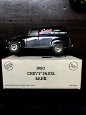 1950 Chevy Panel Truck 2080, ERTL DieCast Metal Bank.