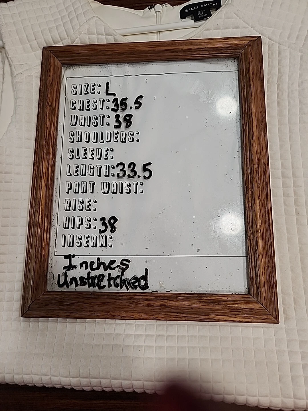 OFF WHITE Abito Willi Smith donna L bianco sporco tessuto waffle senza maniche tubino zip