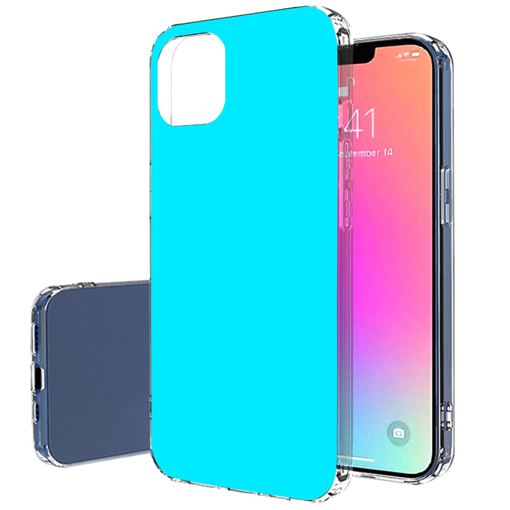 TalkingCase Slim Case for Apple iPhone 14 Max, Sky Blue Print, USA