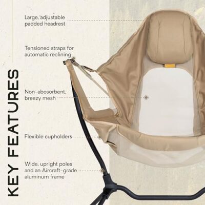 NEMO Stargaze Reclining Camp Chair | Luxury Recliner for
