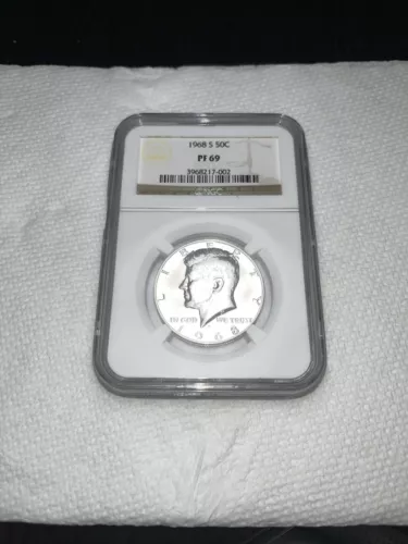 1968 S Kennedy Half Dollar PF69. NGC Certified