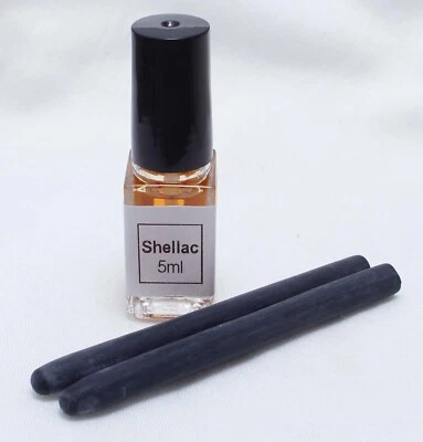 Shellac y 2 x vejigas de saco de tinta de látex para reparación de pluma estilográfica. Envío gratuito