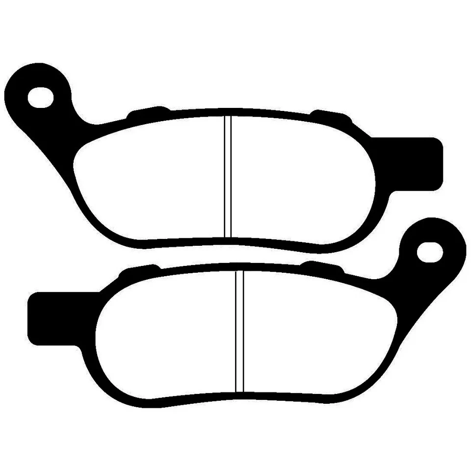 Pastillas de freno traseras sinterizadas EBC para Harley Davidson Softail Deluxe (2008 a 2017) Foto 3 de 4