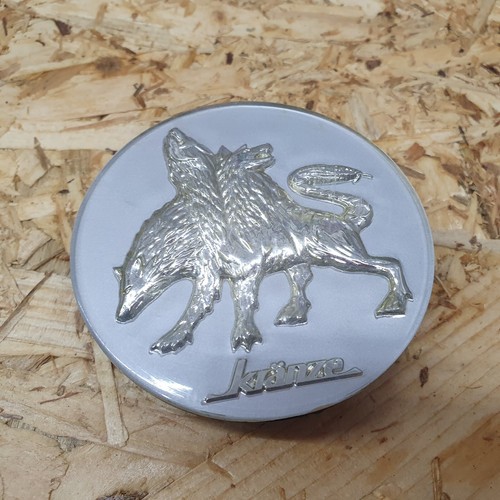 Weds Kranze Cerberus 1 Centre Cap - Silver & Chrome, Good condition Cerberus 2 - Picture 3 of 3
