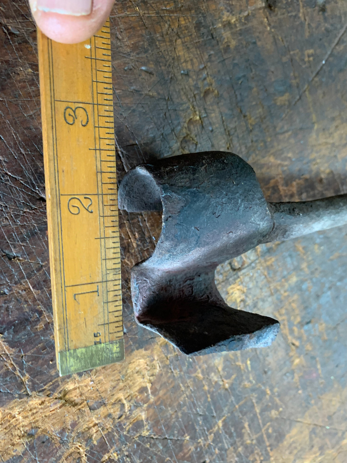 Antique Branding Iron (2) Hand Live Stock Branding Tool Made in