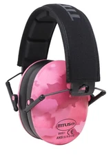 TITUS Shooting Gun Range Noise Reduction Ear Muffs High 34 NRR Protection Slim  