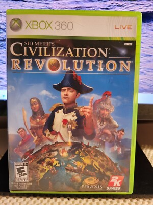 Sid Meier's Civilization Revolution (Microsoft Xbox 360, 2008) Complete