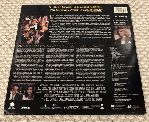 Mr. Saturday Night Laserdisc LD Billy Crystal Helen Hunt Laser Disc - Picture 2 of 10