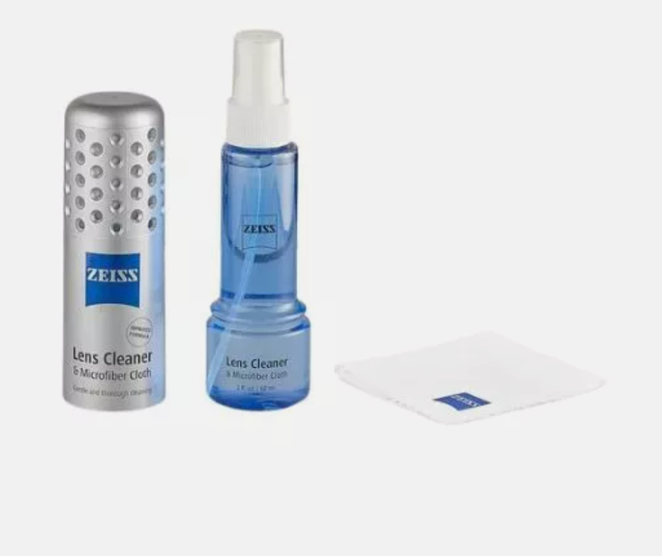 ZEISS Gentle Cleaning Lens Cleaner Spray Kit, Includes Microfiber Cloth