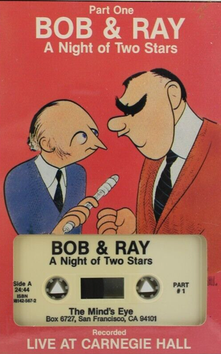 BOB & RAY - A NIGHT OF TWO STARS CASSETTE LIVE CARNEGIE HALL VINTAGE SEALED 1984 - Picture 2 of 6