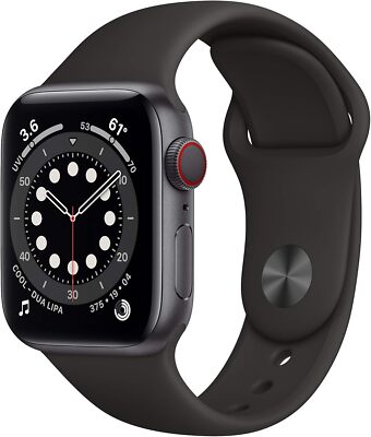 Apple Watch Series 6 44mm GPS + LTE Cellular Aluminum Case Sport Band - A Grade