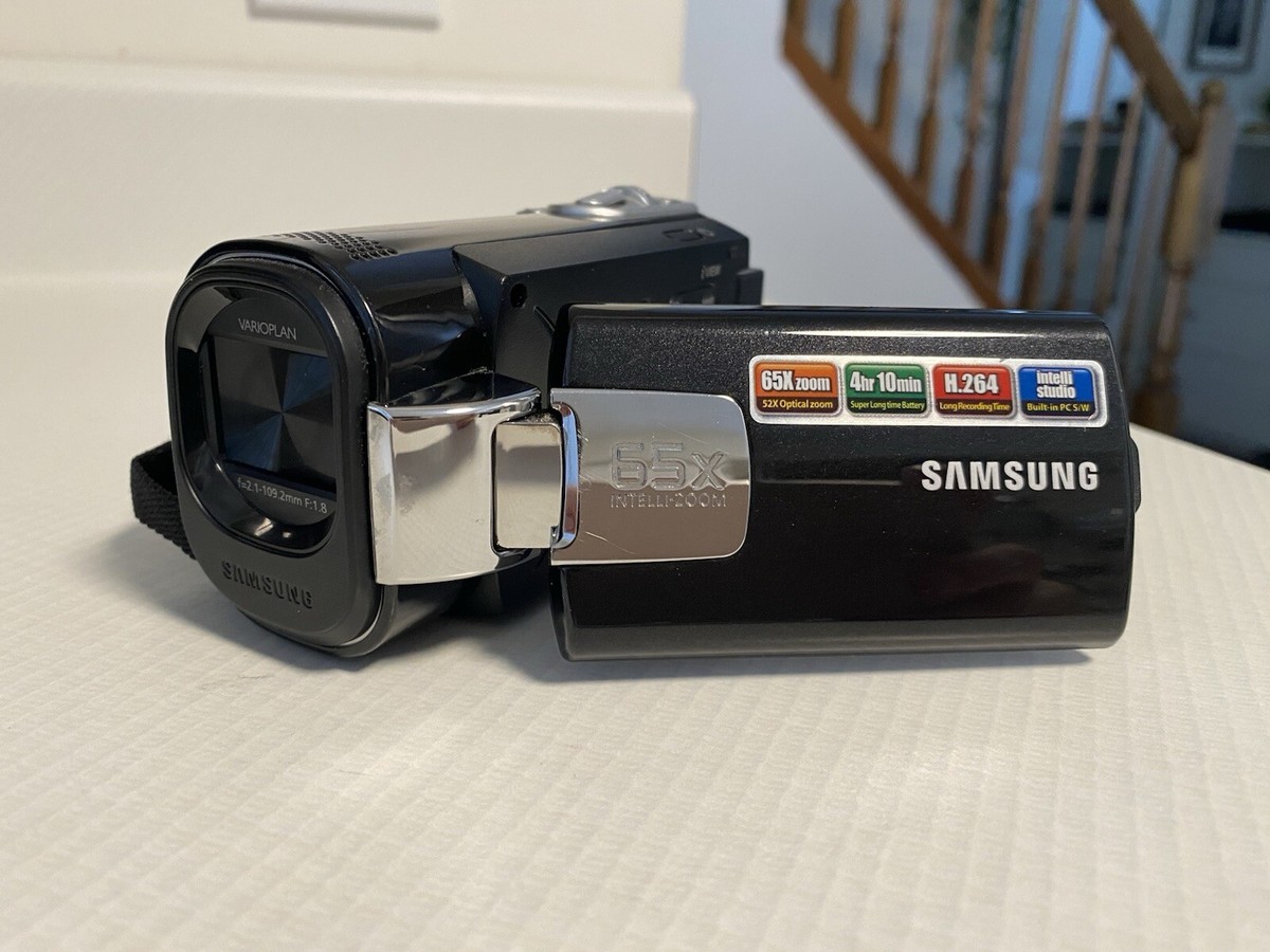 Samsung Flash Memory SD Camcorder SMX-F40BN/XAA 65x Zoom Tested | eBay