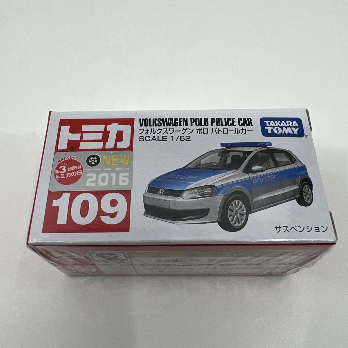 希少　トミカ 109 フォルクスワーゲン ポロ パトロールカ－箱