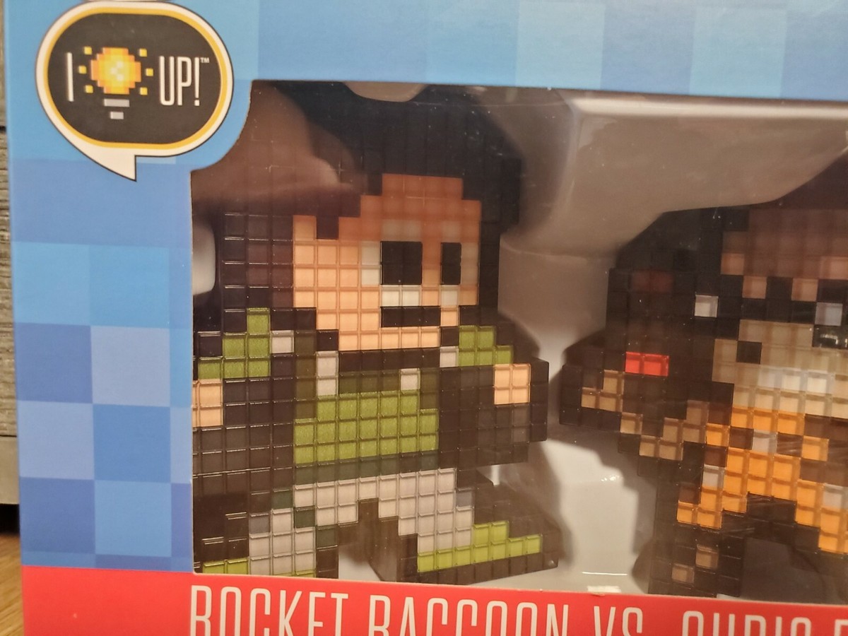 Pixel Pals Rocket Raccoon VS Chris Redfield Marvel VS Capcom