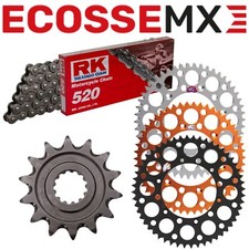KTM SX SXF EXC EXCF TPi 92-22 RK Standard Chain Renthal Orange Rear Sprocket Kit