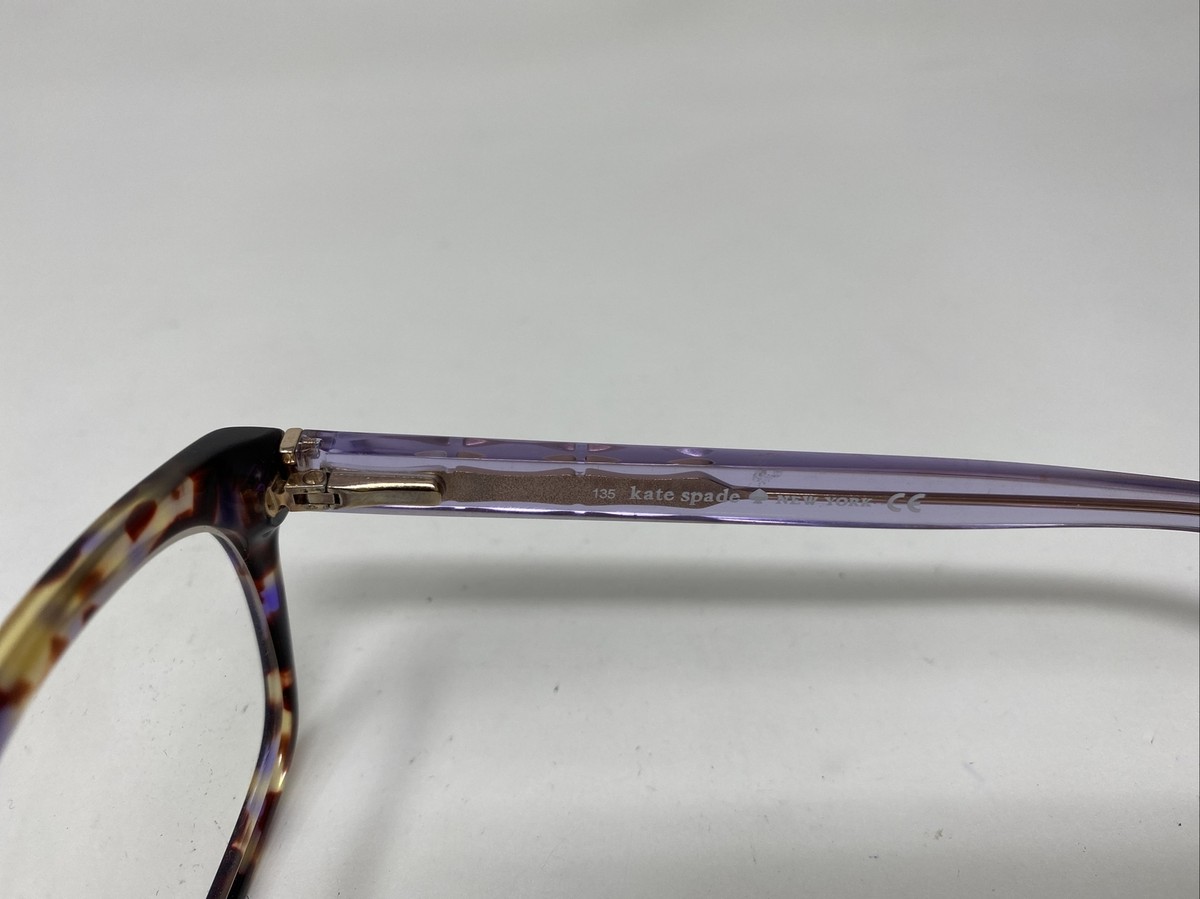 KATE SPADE NEW YORK DEMI/F EZ2 TORTOISE PURPLE CRYSTAL 54/14  display picture 1