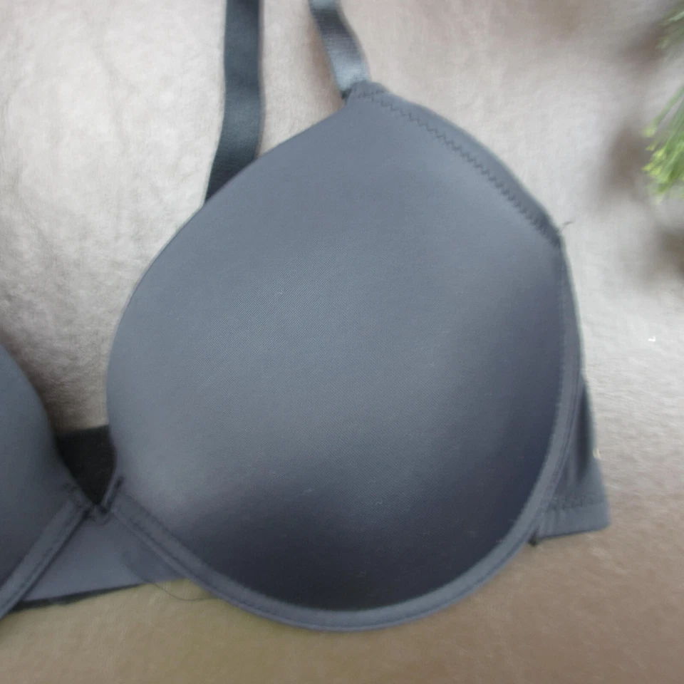 Бюстгальтер Jessica Simpson 38D черный с подкладкой на косточках регулируемая застежка сзади новый - Изображение 4 из 4