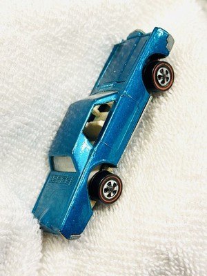 Vintage Hot wheels REDLINE 1969 Aqua Custom Continental 