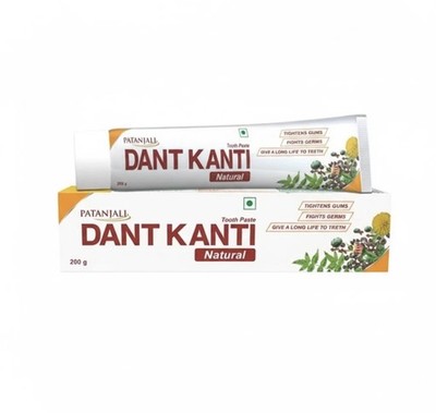 Patanjali Dant Kanti Natural Toothpaste 200g | Herbal Oral Care