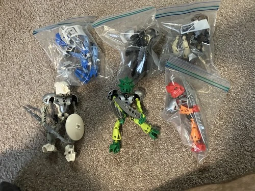 Lego Bionicle Toa Nuva Set of 6 - 8566, 8567, 8568, 8670, 8571, 8572