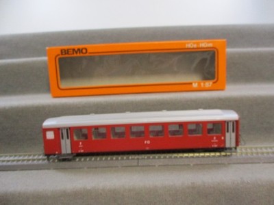 Bemo Spur H0m 3067 Personenwagen 2. Klasse FO in OVP BB285