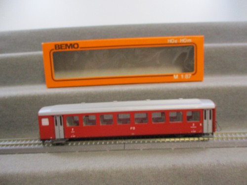 Bemo Spur H0m 3067 Personenwagen 2. Klasse FO in OVP BB285 | Zustand: Gebraucht