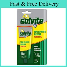 Solvite Wallpaper Repair Adhesive Glue Paste Fixing Tears Seams Edges New 56g