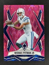2025 Phoenix Football MICHAEL PITTMAN Jr. Pink Winter Parallel /299 #127 Colts