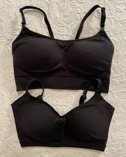 Warners bra Lot X 2 Women's Large  RM3911  RM0911T wire free seamless lined