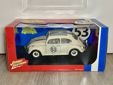 1:18 Scale Johnny Lightning VW Beetle Herbie The Love Bug Boxed