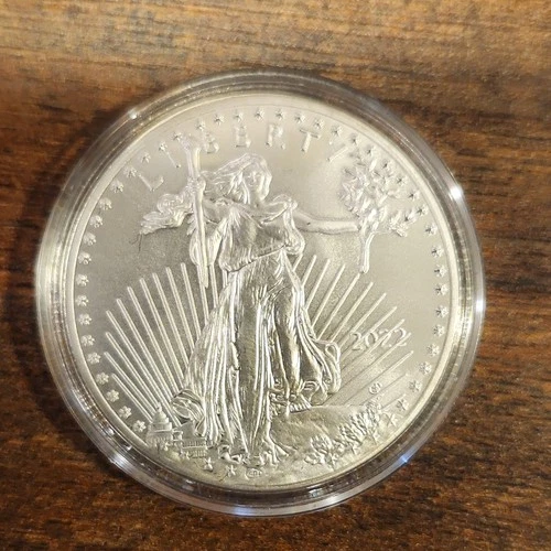 U.S. Mint American Eagle 2022 1 oz Silver Coin .999 Fine