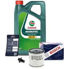 BOSCH ÖLFILTER+5L CASTROL MAGNATEC STOP-START 5W-30 FÜR FORD PUMA 1.4 16V 98-00