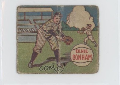 1943 M P & Co Strip Cards R302-1 Ernie Bonham 7eo