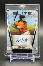 JOEY BART - 2019 Bowman Chrome ELITE FARMHANDS AUTO / AUTOGRAPH #d 66/75