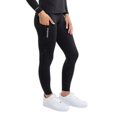 EQUIDRY Women's Water Repellent Leggings Women's Riding With Silicone Knee Grip