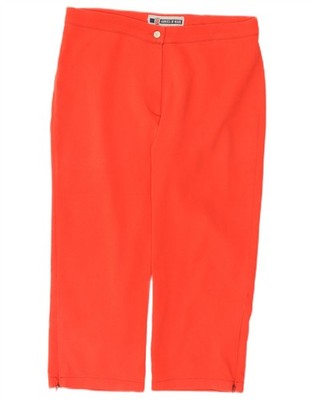 Armata Di Mare Womens Straight Capri Trousers W30 L19 Red EQ01