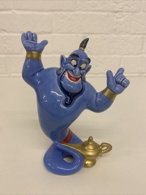 Vintage Disney Japan Geist Lampe Statue Porzellan Keramik Figur Aladdin 7''