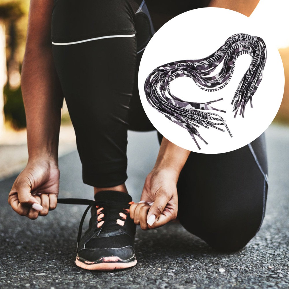 APL 20 PEZZI Laccio per scarpe piatto multicolore arcobaleno lacci per scarpe sfumati