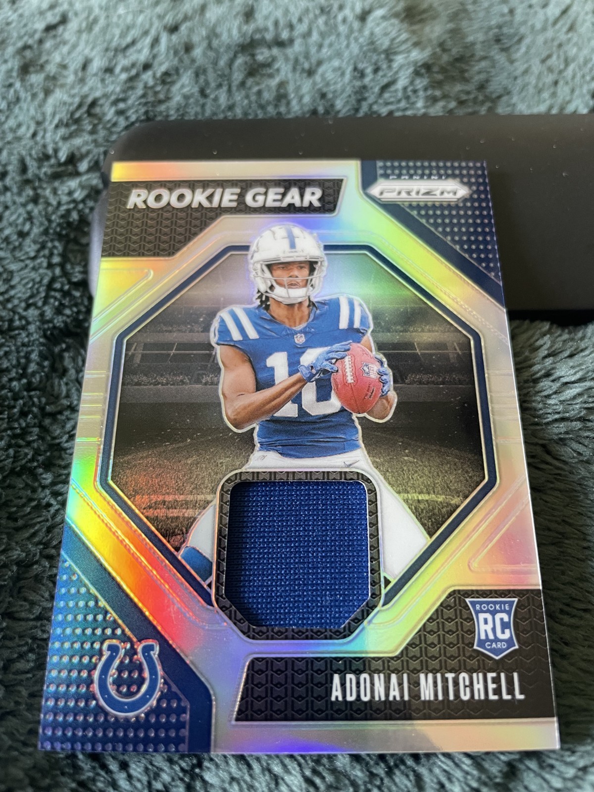 2024 Prizm - Rookie Gear Adonai Mitchell #RG-AML (MEM, RC)