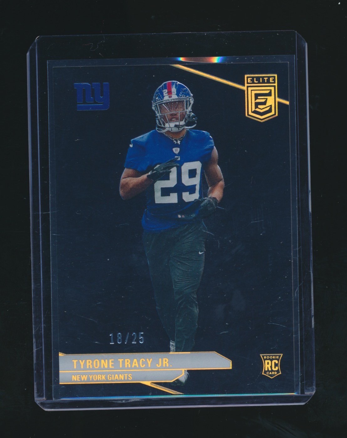 TYRONE TRACY JR. 2024 PANINI ELITE BLACK RC PARALLEL 18/25 #144