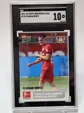 2019 Topps Now Bundesliga #170 Florian Wirtz RC SGC 10 Gem 1st Card True Rookie. rookie card picture