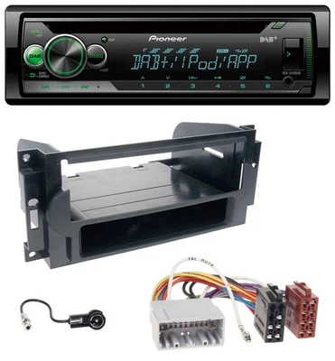 Pioneer USB MP3 DAB AUX CD Autoradio für Chrysler PT Cruiser 300C Dodge Jeep Com - Bild 1 von 4
