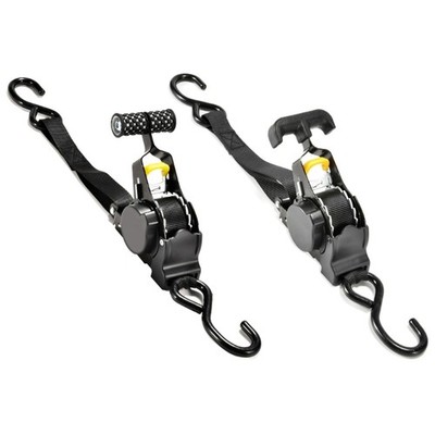 Automatic Retractable Ratchet Tie Down Strap Secure Bundling Home Office Use