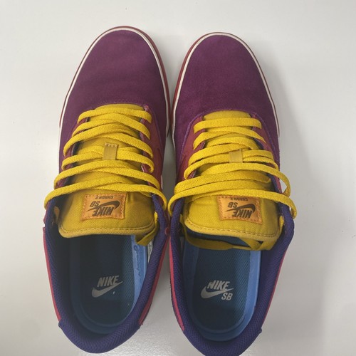 Nike SB Chron 2 Mystic Hibiscus Suede Retro Low - Men's Size 11.5 USED CLEAN - Picture 11 of 17