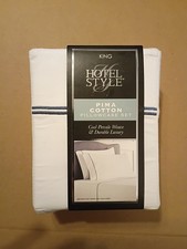 Hotel Style Pima Cotton Pillowcase Set King 300 Thread